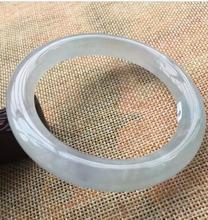 Free Shipping Certified (Grade A) Natural ice Green Jadeite JADE Bracelet Bangle 2024 - buy cheap