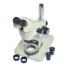 7X-45X настольная стойка бинокулярный стерео зум микроскоп инспекция печатная плата Микроскоп аксессуары 56 светодиодов для пайки печатных плат 2024 - купить недорого