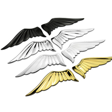 Adesivo emblema de asas de anjo, emblema criativo, emblema branco para jeep infiniti peugeot chrysler audi q5 skoda acessórios de carro, 1 peça 2024 - compre barato