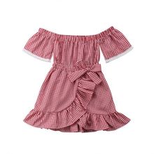 Pink Kids Baby Girls Lace Tutu Dress Princess Party Pageant Beach Dresses 2024 - buy cheap