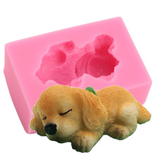 Creative 3D Cute Mini Puppy Shape Silicone Mold  Kitchen Bakeware Chocolate Cake Fondant Mould Fashion Party Cake Decor Supplies 2024 - buy cheap