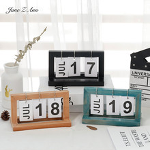 Jane Z Ann Newborn baby photo props creative wooden  Countdown small calendar ornaments studio shooting accessories 2024 - buy cheap