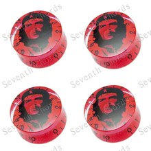 Red portrait tubbniness LP electric guitar volume knob timber knob cap potentiometer cap 2024 - buy cheap