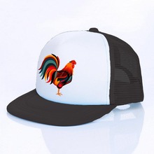 Homens snapback bonés verão respirável boné de beisebol feminino legal streetwear lobo galo pato camionista unisex hip hop chapéus masculinos yf124 2024 - compre barato