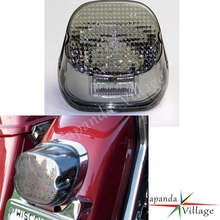 Luces traseras LED de humo para motocicleta, luz de freno, lámpara de licencia para Harley Touring Dyna FXST FXSTC XL883 1200 1999-2008 2024 - compra barato