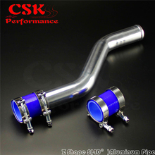 51mm 2.0" inch 40 Degree Z / S Shape Aluminum Intercooler Pipe Piping Tube hose + Silicone hose w/ T-clamps 2024 - buy cheap