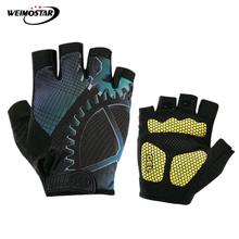 Weimostar-guantes de Ciclismo de medio dedo, a prueba de golpes, con almohadilla de Gel, antideslizantes, guantes deportivos para ciclismo de montaña 2024 - compra barato