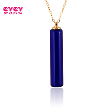 1PC 36X8MM Long Bottle Necklace with bottom diffuser hole  Perfume Bottle Necklace Perfumes and fragrances for women 2024 - buy cheap