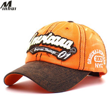 Minhui chapéus snapback de recém-chegado, chapéu para homens mulheres chapéu retrô carta bonés de beisebol hip hop casquette boné vintage unissex 2018 2024 - compre barato