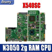 Amazoon X540SC placa base de Computadora Portátil For Asus X540SC X540S X540 Teste placa base original N3050 2g RAM CPU 2024 - compra barato