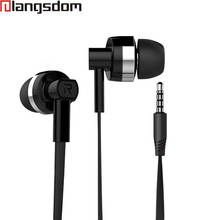 Langsdom 2018 Newest JD82 3.5mm Metal Earphone for Phone Super Bass In-ear Earphones with Mic Stereo Earbuds for Samsung Xiaomi 2024 - buy cheap