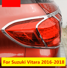 Para Suzuki Vitara 2016-2018 ABS galvanoplastia frontal + trasera luz grande sombra caja embellecedora decoración exterior de estilismo de coche 2024 - compra barato