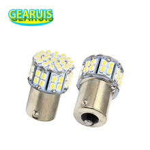 HK Post free 100 шт. 1156 BA15S BAU15S 3020 50SMD Автомобильный светодиодный фонарь заднего хода номерной знак светильник почка стоп-сигнал лампы заднего хода DC 12V 2024 - купить недорого