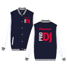 Pioneer pro dj impresso moda esporte jaqueta de beisebol das mulheres dos homens camisolas casaco topos casual manga longa harajuku hoodies jaquetas 2024 - compre barato