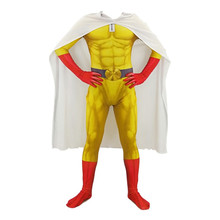 ONE PUNCH MAN costumes Ainclu Mens Boys Cosplay Costumes Super hero Saitama Cosplay Bodysuit Halloween Jumpsuits Outfits 2024 - buy cheap