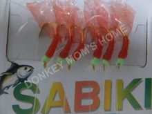 HOT HOOKS ! NEW ! 60 pcs=10bags high quality sea fishing SABIKI  luminous shrimp bait rigs baits hooks fishing lures 2024 - buy cheap