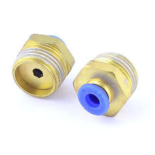 Rosca macho 1/2 "pt para 6mm tubo pneumático de ar engate rápido 2 peças frete grátis 2024 - compre barato