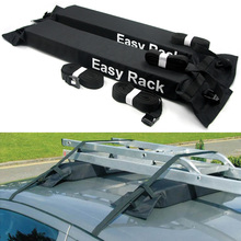 KKMOON Универсальный Съемный Авто мягкий багажник на крышу автомобиля на крыше багаж несущая нагрузка 60 кг 2024 - купить недорого