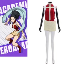 Fantasia cosplay de my hero academia yaoyorozu momo, fantasia de anime para meninas adultas l320 2024 - compre barato