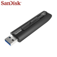 Sandisk-pendrive sandisk extreme go, original, usb 3.1, 64gb, 128gb, memória de 200 mb/s, disco u, usb 3.1, para pc 2024 - compre barato
