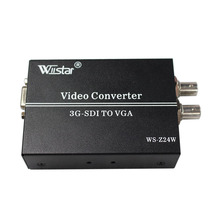 Wiistar SDI TO VGA Converter BNC HD 3G SDI to VGA 1080P+ Audio Scaler Converter SMPTE 425M 424M 292M DH 2024 - buy cheap