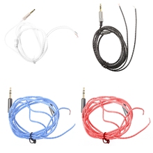 3 polos 3,5mm conector macho de Audio Jack reemplazo de bricolaje auriculares Audio Cable de alambre sin MIC 2024 - compra barato