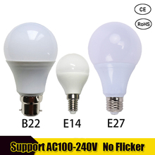 LED Bulb E27 Real Power LED light B22 3W 5W 7W 9W 12W 15W 220V LED lamp E14 Lampada Ampoule Bombilla For Home table lamp 2024 - buy cheap