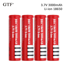 4pcs 3.7V 3000mah 18650 Battery li-ion Rechargeable Battery for Flashlight rechargeable Battery Portable LED powerbank cr123a 2024 - buy cheap