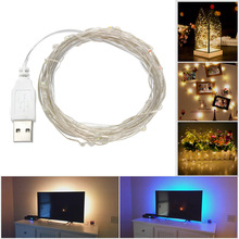 USB LED String lamp DC5V Flexible LED light strip Tape Ribbon 1M 2M 3M 5M 10M HDTV TV Desktop Screen Background Bias lighting 2024 - buy cheap