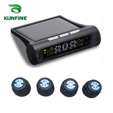 Solar TPMS Car Tire Pressure Alarm Monitor System LCD Display 4 Internal/External Sensor Alarm Systems Security Car electronics 2024 - buy cheap