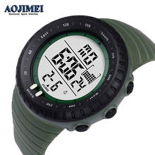 Army Green Digital Men Sports Watches Waterproof LED Dive Military Watch for Man Shock Outdoor Electronic Watch Male Clock 2024 - buy cheap