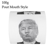 100g Funny Toilet Paper Roll Donald Trump Humour Toilet Paper Roll Novelty Funny Kiss Gift  Prank Joke Paper Tissue 2024 - buy cheap