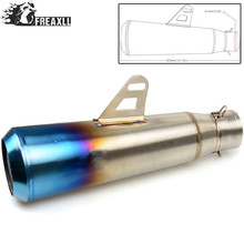 36-51MM Universal Modified Escape Moto Exhaust Motorcycle Scooter Dirt Bike Muffler Pipe For crf 230 honda dio scrambler trk502 2024 - buy cheap