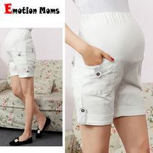 Emotion Moms Материнство летние брюки для беременных брюки с высокой талией для грудного вскармливания Брюки для беременных женщин беременным шорты 2024 - купить недорого