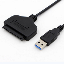 Adaptador USB 3,0 a Sata, Cable convertidor de disco duro USB3.0, 22 Pines, SATA a USB 3,0 para ordenador portátil, HDD, SSD de 2,5 pulgadas 2024 - compra barato