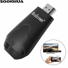 SOONHUA K4 TV Stick Android Wireless WiFi Display Dongle TV Receiver 1080P HD  Media Miracast Airplay DLNA Mirroring Airplay 2024 - buy cheap
