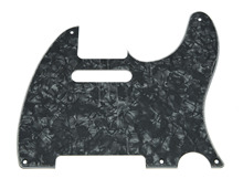 KAISH Vintage 5 Hole TL Style Guitar Pickguard Black Pearl Fits TL 3 Ply 2024 - buy cheap