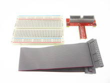 Raspberry PI-placa adaptadora GPIO para Raspberry pie, enchufe dorado, placa de pruebas con 400 puntos de conexión, kit de cable GPIO 2024 - compra barato