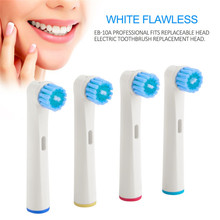 Vbatty-Cabezal de cepillo de dientes eléctrico EB-17D, recambio para Oral B, Pro5000/7000, 4 unidades por paquete 2024 - compra barato