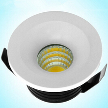 Free Shipping Super led recessed micro miniature small adjustable mini 5W LED downlight COB dimmable down light AC85-265V 2024 - buy cheap