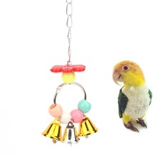 Pipifren pássaro brinquedos para papagaios acessórios cockatiel perch e budgie paraqueet gaiola decoração africano cinza zabawki dla papug 2024 - compre barato