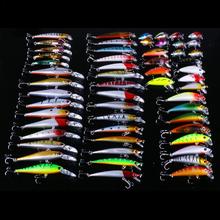 56PCS Fishing Lures Set Mixed Minnow Lot Lure Bait Crank bait Tackle Bass Freshwater Crank Artificial Hard Bait Fishing Supply 2024 - buy cheap