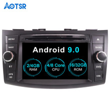 Aotsr-Radio Multimedia con GPS para coche, Radio con reproductor DVD, Android 9,0, 2 DIN, 4G + 32G, 2G + 16G, para SUZUKI SWIFT 2011-2016 2024 - compra barato