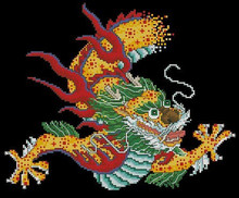 Free delivery Top Quality popular counted cross stitch kit Korea Dragon, China Dragon, East Dragon 2024 - buy cheap