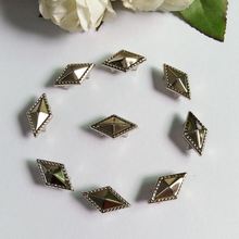 200pcs/Lot Rock Punk Silver Tone 10-18mm Tiny diamond Studs Spikes Rivets Spots for DIY Leathercraft Shoes Belt Bag Decorations 2024 - buy cheap
