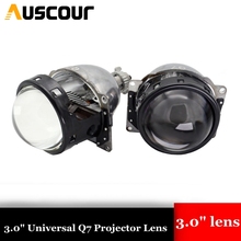 3.0 polegada bixenon lente do projetor Koito HID universal Q7 35 W Lâmpada Xenon farol para H1 H4 H7 H11 9005 9006 montagem do carro Modificar 2024 - compre barato