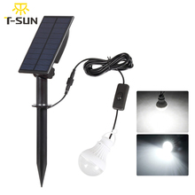 T SUNRISE Potable Solar Light 200LM LED Solar Bulb Light Solar Panel Camping Tent Lamp luz solar exterieur Hanging Bulb 2024 - buy cheap