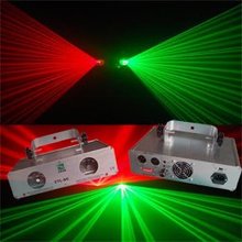 flsh light 150mW 2 Lens green+red Laser Light DMX DJ Disco Stage Light 2024 - buy cheap