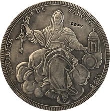 Copia de monedas de los Estados italianos 1823 1 scudo-leo XII Sede Vacante 2024 - compra barato