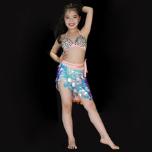 2019 New Competition Children Belly Dancing Clothes 2-piece Oriental Outfit Girls Belly Dance Costume Set Bra & Skirt 2024 - buy cheap